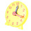 10pcs 4 Inch Student Learning Clock  Model Teacher Gear Clock 12/24 Hour School Learning Tools 3