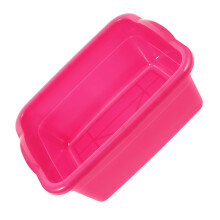 Plastic Wash Basin with SplashPrevention Deep Design for Face and Foot Soaking, Lightweight Handle