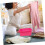 Plastic Wash Basin with SplashPrevention Deep Design for Face and Foot Soaking, Lightweight Handle 3