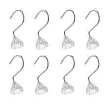 36Pcs Pineapple Shower Curtain Hooks Silver Hook for Home