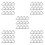 100Pcs Weather-Resistant Silver Triangle Rings for Trampoline Repair 10