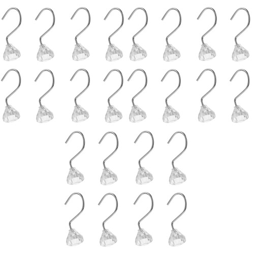 36Pcs Pineapple Shower Curtain Hooks Silver Hook for Home 2