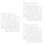 6Pcs White Mesh Pond Pump Filter Bags Polyester Drawstring Protection 8
