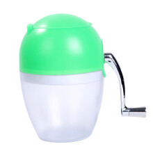 3Pcs Green Shaved Ice Machine Manual Ice Crusher for DIY Smoothies