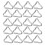 100Pcs Weather-Resistant Silver Triangle Rings for Trampoline Repair 2