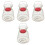 4Pcs Compact Iron Mesh Fishing Basket Floating Fish Catch Net 4