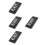 4Pcs Office Corridor Braille Exit Signs Black Acrylic Self-Adhesive 9