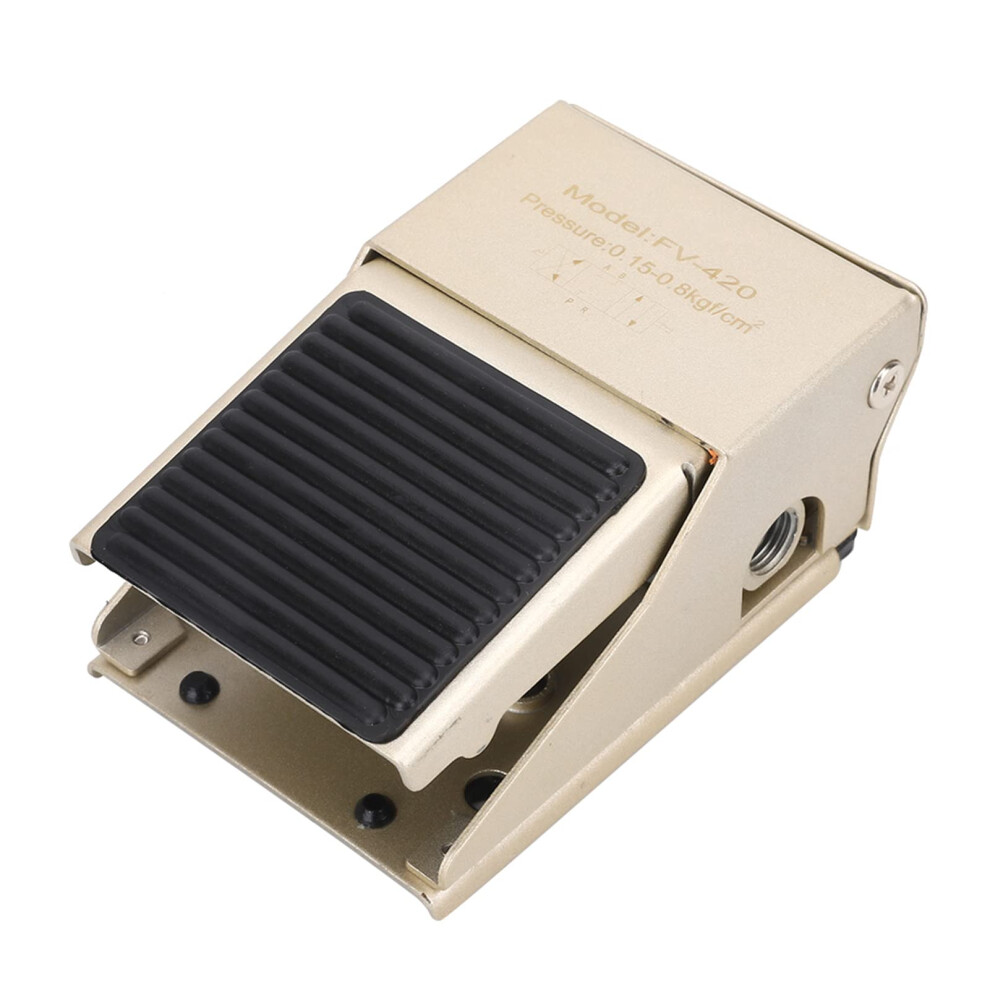 Pneumatic Foot Pedal Valve FV420 Aluminum Alloy LeakResistant Fast Response Tattoo Foot Control