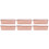 6Pcs Orange Utensil Container PP Kitchen Cutlery Tray with Lid 6