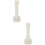 2Pcs Reusable White Rubber Milking Liners for Farm Cow Sheep Use 9