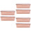 6Pcs Orange Utensil Container PP Kitchen Cutlery Tray with Lid 8