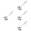 4Pcs Ergonomic Stainless Steel Table and Soup Spoons Silver 8