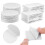 200Pcs White Self Adhesive Hook and Loop Tape Strips for DIY Crafts 1