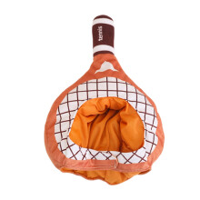 3Pcs Tennis Racket Party Hats Plush Lightweight Light Brown