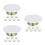 24Pcs White Iron Sprinkler Cover Plates for Indoor Ceiling 8