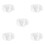 5Pcs Baby Bassinet Fitted Sheets White Smooth Polyester Cradle Covers 4