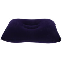 2Pcs Blue Inflatable Travel Pillows Comfort Camping Accessory