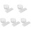 5Pcs White Elastic Planter Net Cover Breathable Plant Protector 4