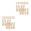 2Sets Beige Wooden Peg Dolls Unpainted Craft Blanks for DIY Projects 6
