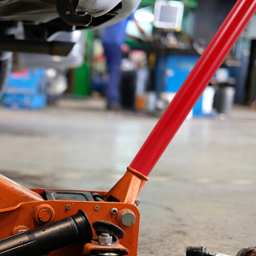 2Pcs Lightweight Red Hydraulic Jack Handle Steel Car Jack Part 2