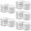 200Pcs White Self Adhesive Hook and Loop Tape Strips for DIY Crafts 10