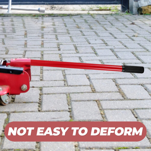 2Pcs Lightweight Red Hydraulic Jack Handle Steel Car Jack Part 1