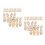 2Sets Beige Wooden Peg Dolls Unpainted Craft Blanks for DIY Projects 8