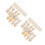 2Sets Beige Wooden Peg Dolls Unpainted Craft Blanks for DIY Projects 2