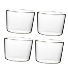 Rounded Glass Mousse Cups Small Glass Dessert Cups Multipurpose Serving Bowls For Mini Cocktails And Beverages