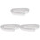 3Pcs Heavy Duty White Tree Lifting Straps Tow Straps for Landscaping 4