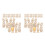 2Sets Beige Wooden Peg Dolls Unpainted Craft Blanks for DIY Projects 4