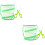 2Sets Easy Assembly Green Butterfly Habitat Cage Breathable Mesh Net 8