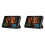 2X Digital Clock Alarm Clock WiFi Clock, Extra Large Letters, Temperature & Humidity, Calendar, Week,B 1