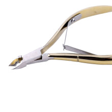 Professional Stainless Steel Cuticle Nippers with Precision Sharp Blades for Manicure and Pedicure