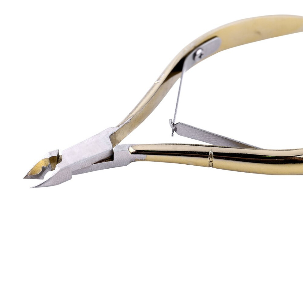 Professional Stainless Steel Cuticle Nippers with Precision Sharp Blades for Manicure and Pedicure