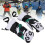 Junior-Skihandschuhe warm, regendicht, Schneemuffe Pandabär L 1