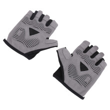 Weiße rutschfeste Radfahrhandschuhe XL, atmungsaktiv, stoßabsorbierend, halbe Finger
