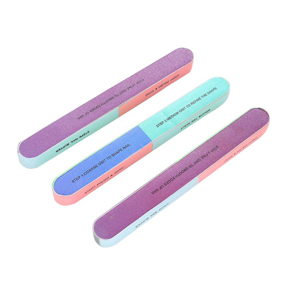 Professional 6Sided Nail File Buffer for Manicure Pedicure, Durable TravelFriendly Nail Care Tool