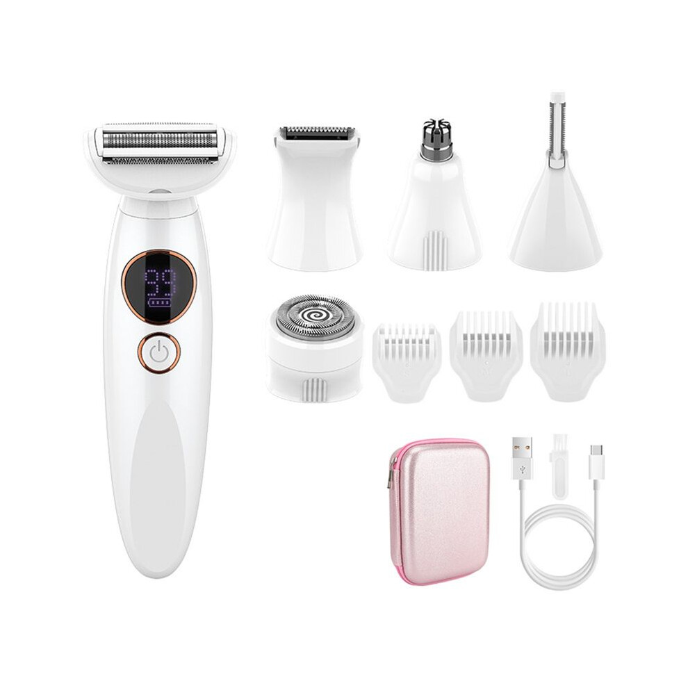 Electric Hair Removal Device Lady Shaver Epilator Painless Trimmer  Face Nose Legs Underarm Hair Removal Device