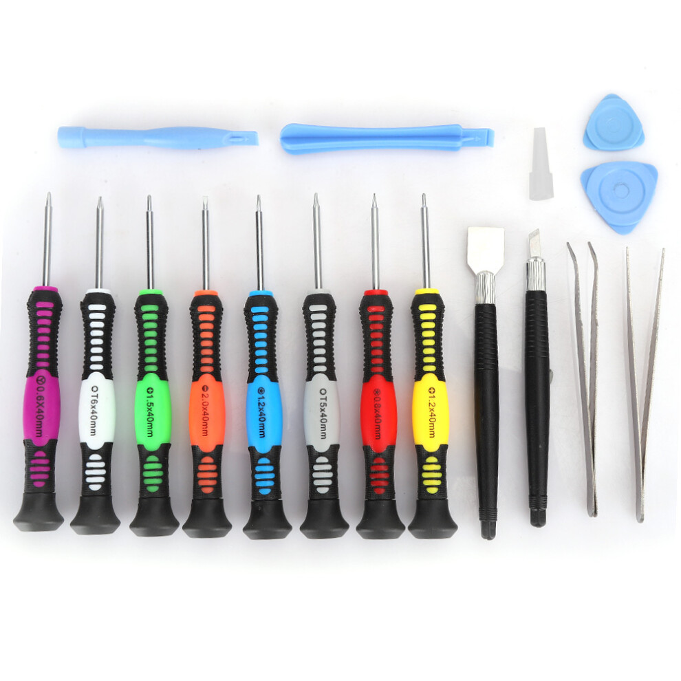 Multifunction Torx Screwdriver With Electronics Repair Tool Kit Magnetic Screwdriver Tips Anti-Static Tweezers Precision Screwdriver Set Stainless Ste 9177303006136