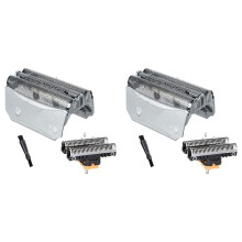 2X 51S - Ersatz Scherkopf für Series 5 51S Rasierer, Silber