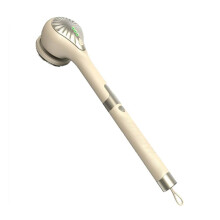 Brosse de Bain Électrique Automatique, Rechargeable par USB, Rotative, Étanche, Manche Allongé, pour Types de Peau, A