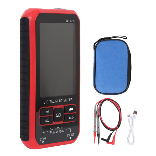 NF-625 Digital Multimeter 6000 Counts, LCD, Auto & NCV 2
