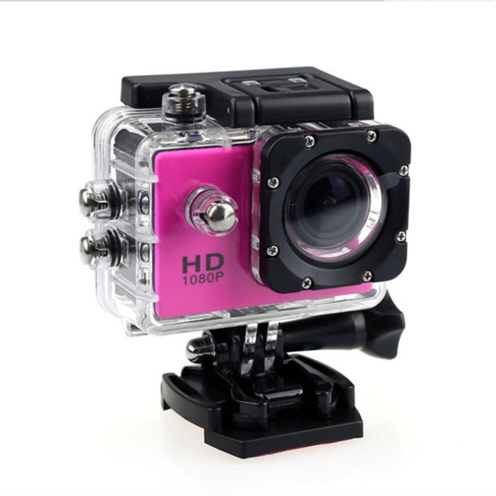 Mini Hd 1080P Waterproof Camera 2.0Inch Lcd 32Gb Outdoor Action Camcorder Helmet Bicycle Dv Pink 9187378257920