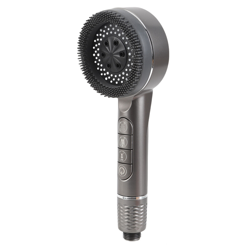 Pressure Boosting Handheld Showerhead With Filter, Gray, 316G 7621380689468