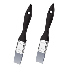 2 Stuks Siliconen Schilderskwast Kleurvormer Gereedschap Plat Flexibel Acryl Penseel Kunstgereedschap Penselen (1 Inch Breed)