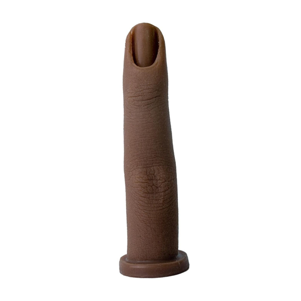Silicone Nail Practice Finger Realistic Bendable Model for Manicure Training â Color Number 1