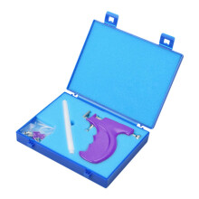Ear Piercing Kit Stainless Steel Gun with Clamp Low Pain Precise Tool for Ear and Nose