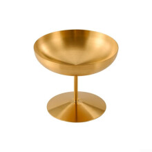 Stainless Steel Dessert Cups 304 Gold RustResistant Stable Base for Ice Cream Sundae 150ml