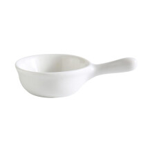 Ceramic Sauce Dish with EasyGrip Handle and Spout for Soy Sauce, Gravy, Salad Dressing